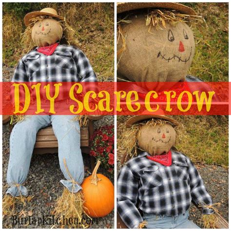 DIY Scarecrow - Burlap Kitchen