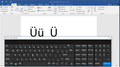 How to type letter U with Diaeresis (two dots) in Word: How to Put Double Dots Over a Letter ...