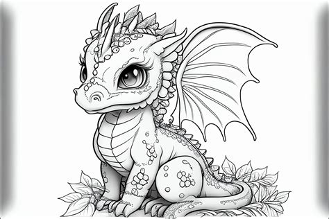 20 Cutest Baby Dragon Coloring Pages for Kids - Free & 2023