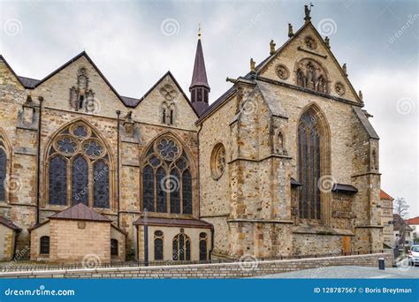 Paderborn Cathedral, Germany Stock Image - Image of outdoors, church ...