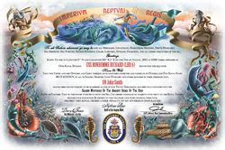 Shellback Certificate | BlueWater Publishing