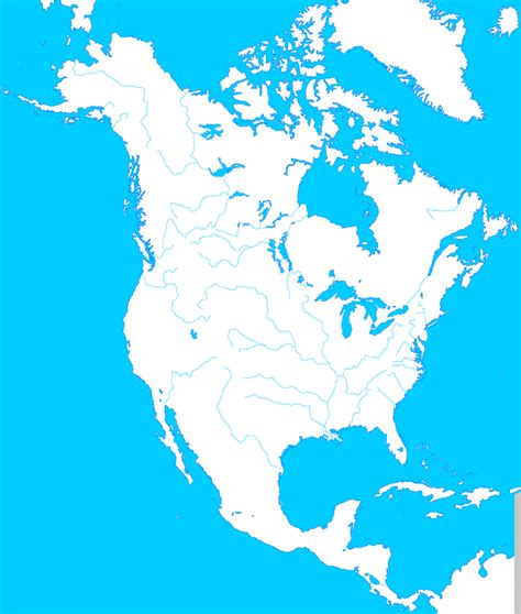 North America Blank Map Template II by mdc01957 on DeviantArt