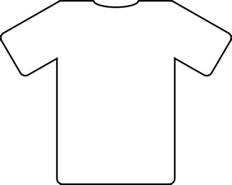 T Shirt Outline Clip Art - ClipArt Best