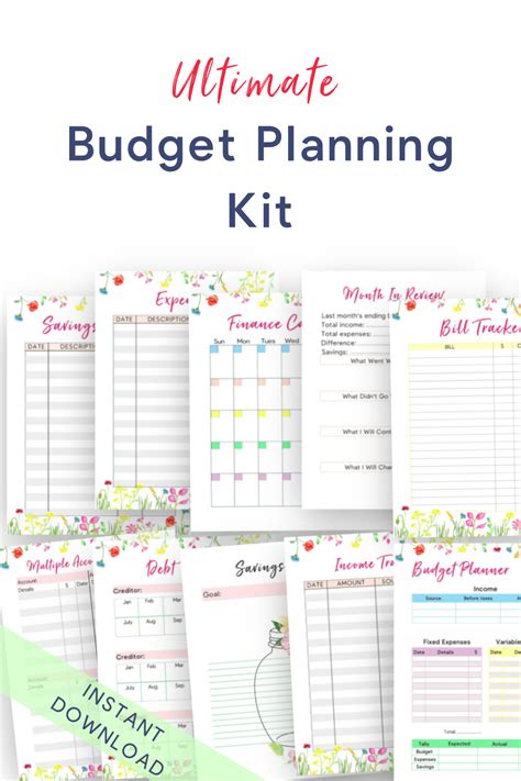 Ultimate Budget Planner Kit Expense Tracker Financial - Etsy | Budget planner, Planner, Planner kit