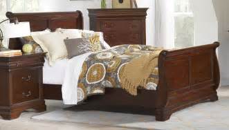 Chateau Vintage Cherry Twin Sleigh Bed from Largo | Coleman Furniture