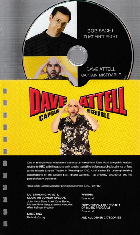 Dave Attell: Captain Miserable / Bob Saget: That Ain't Right: For Your – NeverDieMedia