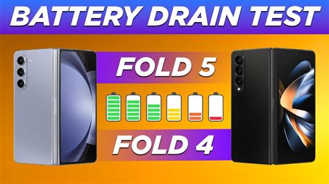 Galaxy Z Fold 5 vs Galaxy Z Fold 4 | Battery test, Display test ...