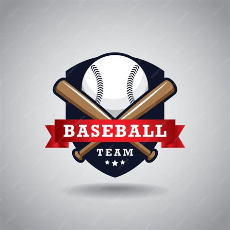 Premium Vector | Baseball team logo design