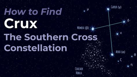 Crux the Southern Cross Constellation