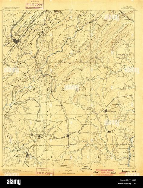 Bessemer alabama map hi-res stock photography and images - Alamy