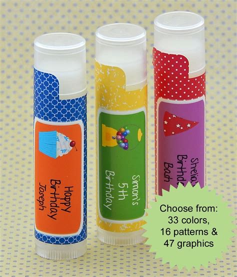 Fun Personalized Birthday Party Favors by PartyFavorsbyDesign