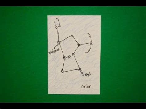 Let's Draw Orion! (Constellation) - YouTube