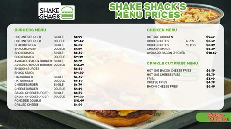 Updated Shake Shack Menu Price Increases in 2024