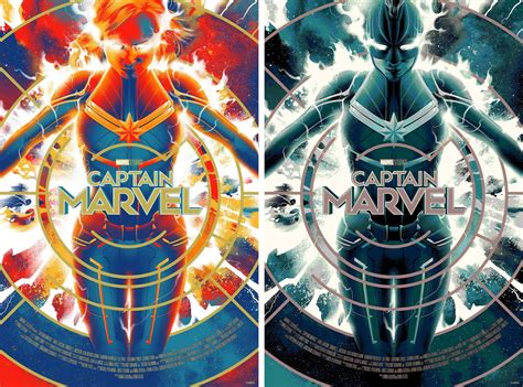 The Blot Says...: Captain Marvel Movie Poster Screen Print by Matt ...