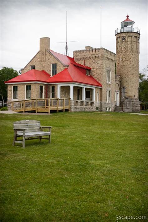 Old Mackinac Point Lighthouse, Mackinaw City Photograph by Adam Romanowicz