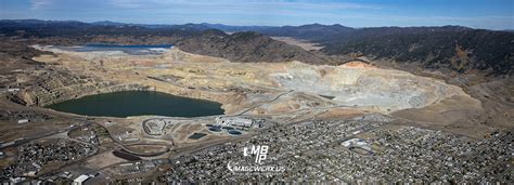 Berkeley Pit Mine Butte MT Panorama - ImageWerx Aerial & Aviation Photography