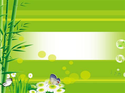 Green flowers on garden PPT Backgrounds, Green flowers on garden ppt ...