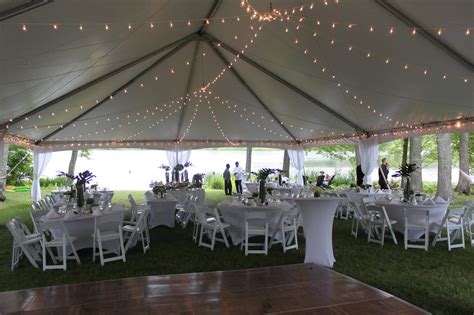 40x60 Frame Tent with Bistros and Parquet Dance Floor - Tent and Party Rentals Company