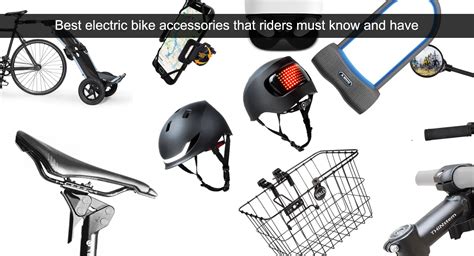 Best electric bike accessories that riders must know and have - Best ...