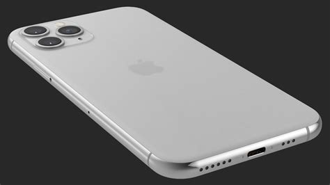 Apple iPhone 11 Pro Argent modèle 3D $39 - .3ds .blend .c4d .fbx .ma ...