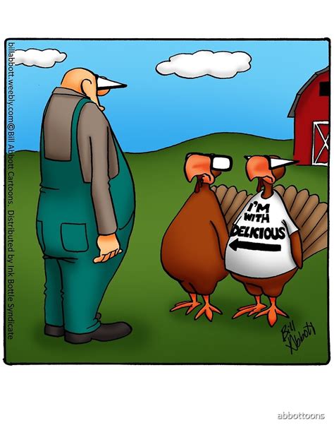 "Funny "Spectickles" Thanksgiving Turkey Cartoon" by abbottoons | Redbubble