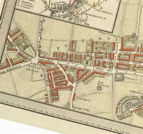 Islington 1805 – The Old London Map Company