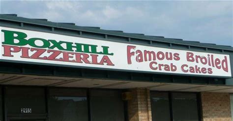 For Perfect Crab Cakes Head to Box Hill Pizzeria in Belair, Maryland | Abingdon, Family ...