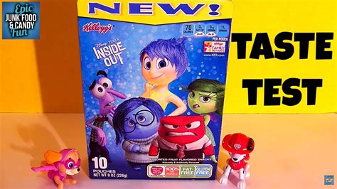 Pixar INSIDE OUT Fruit Snacks, with PAW PATROL'S Skye & Marshall - YouTube