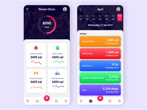 Figma Fitness App Template