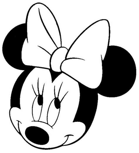 disney minnie mouse face - Clip Art Library