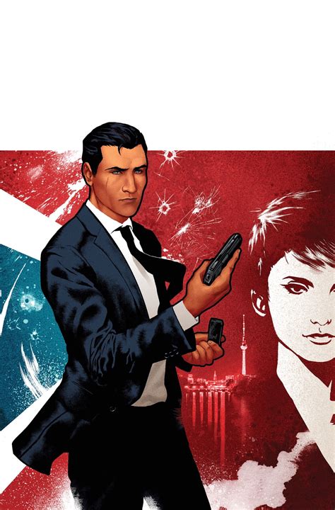 James Bond cover artwork for the Dynamite Entertainment comic book, illustrated by Timothy Lim ...