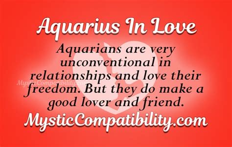 Aquarius In Love - Mystic Compatibility