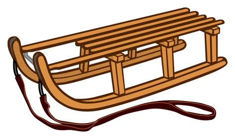 sledge - coloured - Openclipart