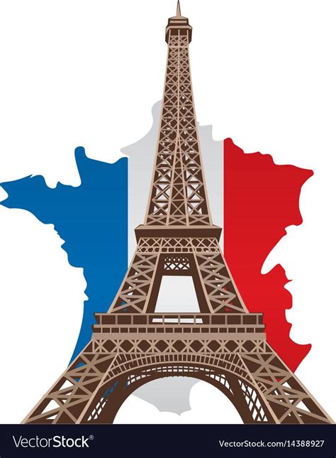 Paris eiffel tower vector image on VectorStock | Eiffel tower, Paris ...