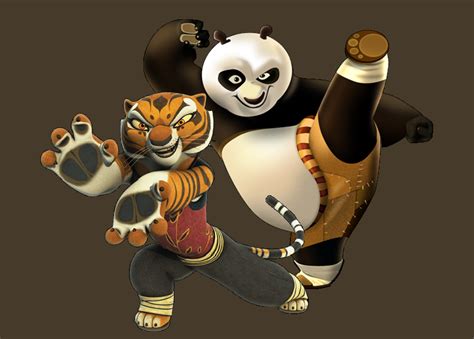 Tigress and Po by WOLFBLADE111 on DeviantArt