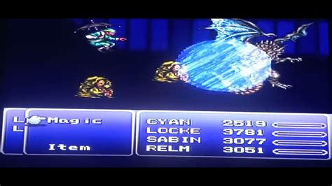 FF6 Bahamut summon - YouTube