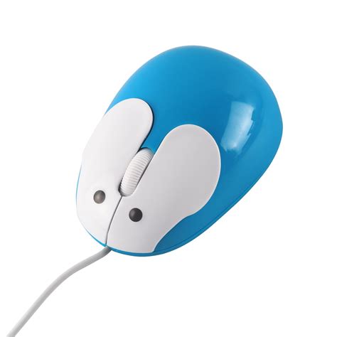 PloutoRich Wired Mouse, Cute Animal Rabbit Shaped Computer Mouse, Portable Optical USB Corded ...