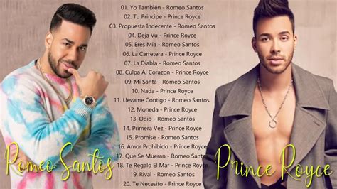 MIX DE BACHATA ROMEO SANTOS - PRINCE ROYCE 2021 - YouTube