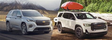 2021 Chevrolet Traverse vs. 2021 GMC Acadia | Chevy vs. GMC SUVs