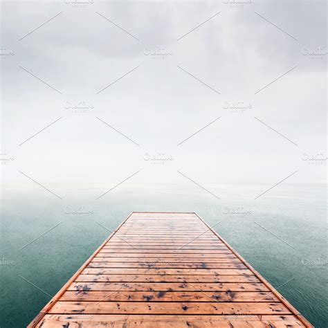 Wooden jetty | High-Quality Architecture Stock Photos ~ Creative Market