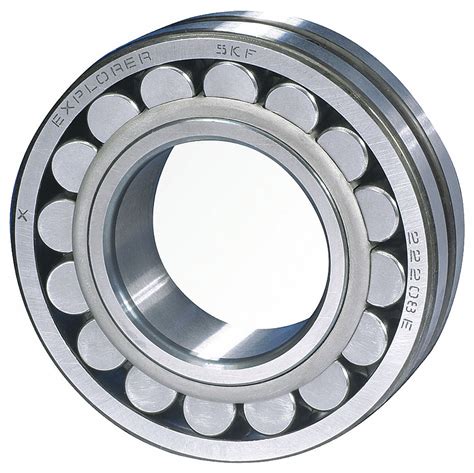 SKF Spherical Roller Bearing, Bore Dia. (In.) 3.7402 in, Bore Dia. (mm) 95 mm - 49T601|22320 E ...