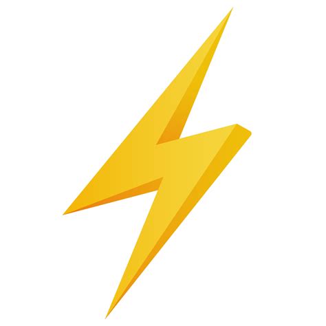 Thunder icon emoji 27770421 Vector Art at Vecteezy