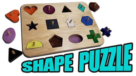 How to Build a Wooden Shape Puzzle (Free Template) - YouTube