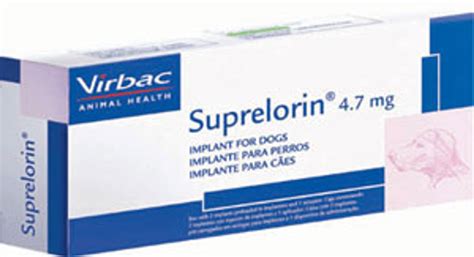 Suprelorin 6 (4.7mg implant for dogs (pack of 2) POM