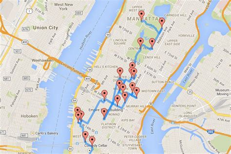 Printable NYC Walking Tour Maps