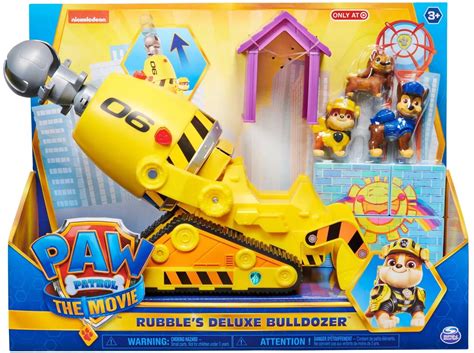 Paw Patrol The Movie Rubble's Deluxe Bulldozer - Walmart.com