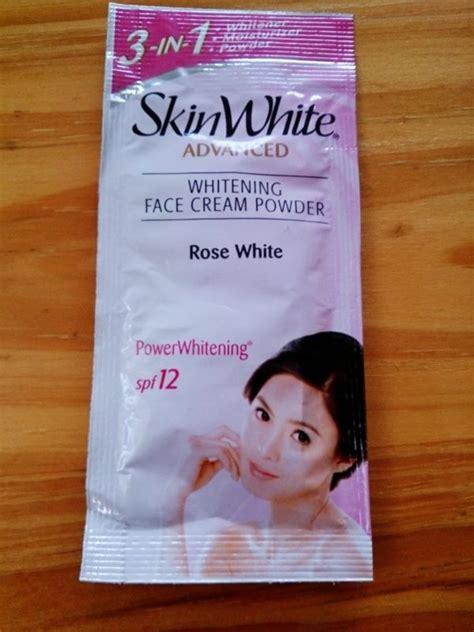 SkinWhite Advanced Whitening Face Cream Powder Review - KIKAYSIKAT