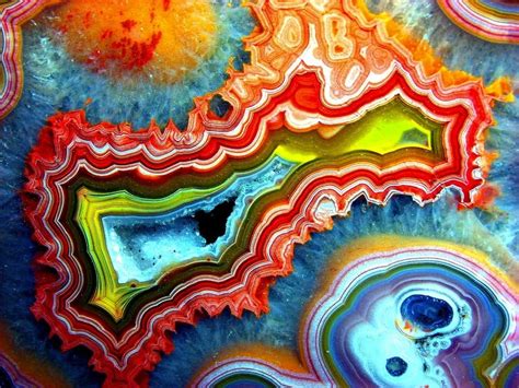 Multicolored geode, mineral, colorful, blue, yellow HD wallpaper | Wallpaper Flare