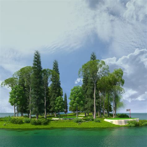 Golf Course 3D - TurboSquid 1497136