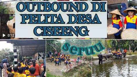 Outbound seru di pelita desa ciseeng bogor #ciseeng - YouTube